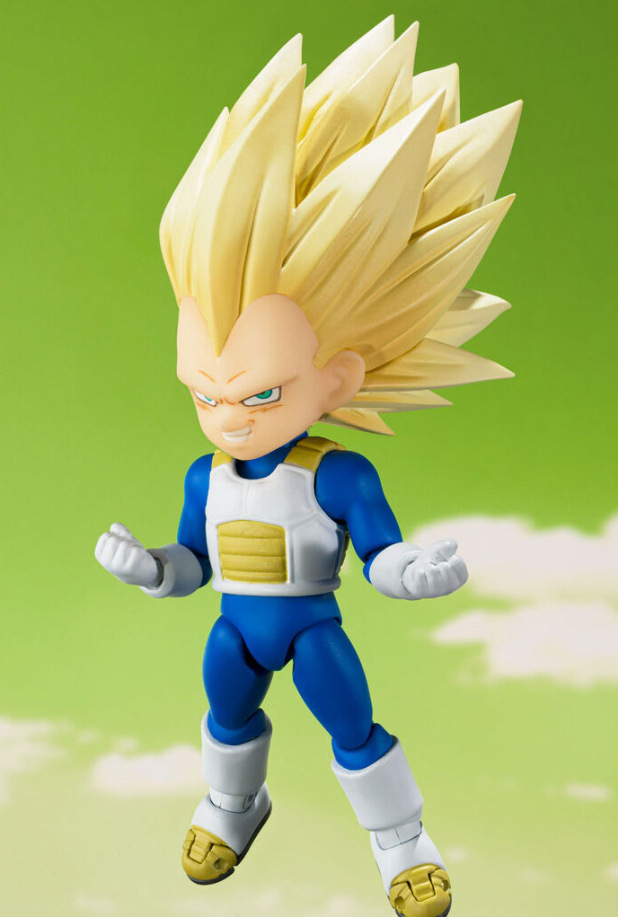 VEGETA (MINI) SUPER SAIYAN 3 DAIMA DRAGON BALL S.H.Figuarts Figure BANDAI