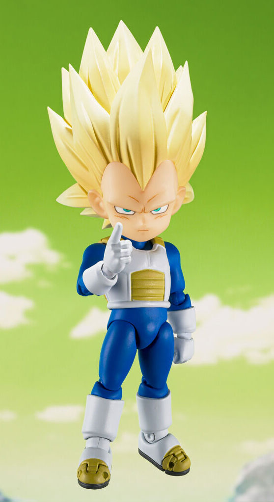 VEGETA (MINI) SUPER SAIYAN 3 DAIMA DRAGON BALL S.H.Figuarts Figure BANDAI