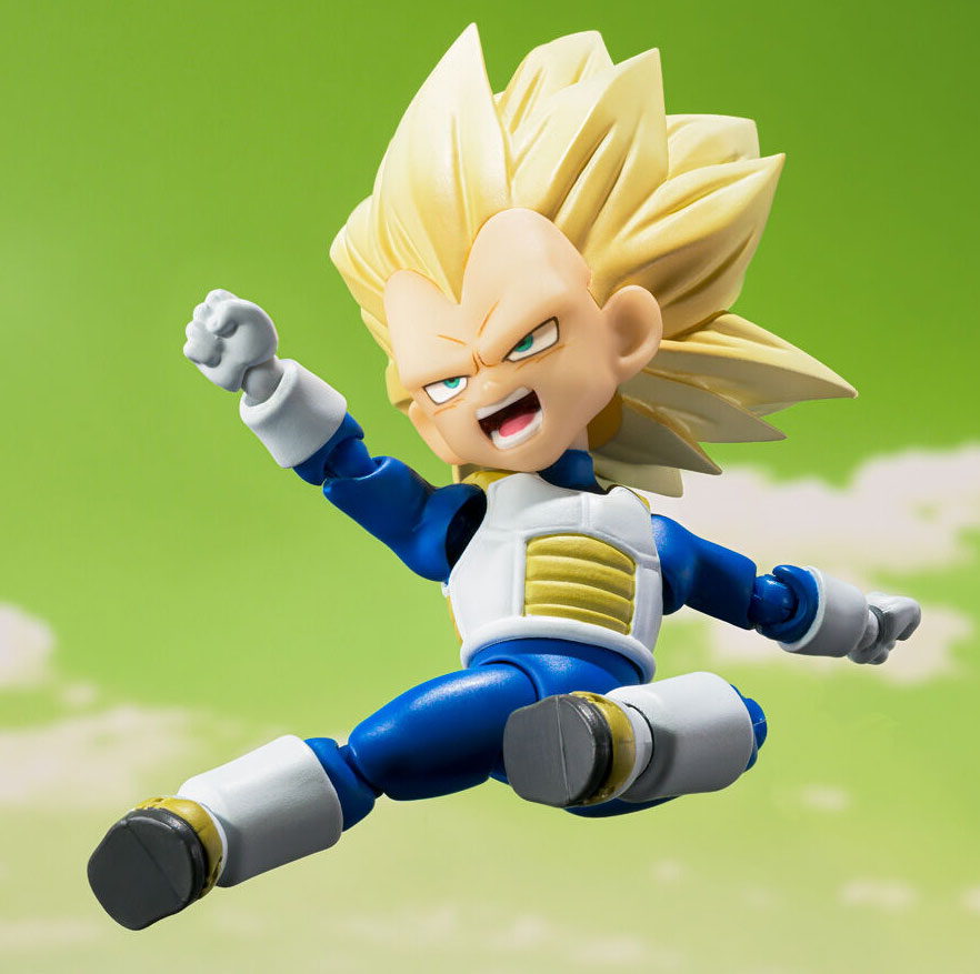 VEGETA (MINI) SUPER SAIYAN 3 DAIMA DRAGON BALL S.H.Figuarts Figure BANDAI