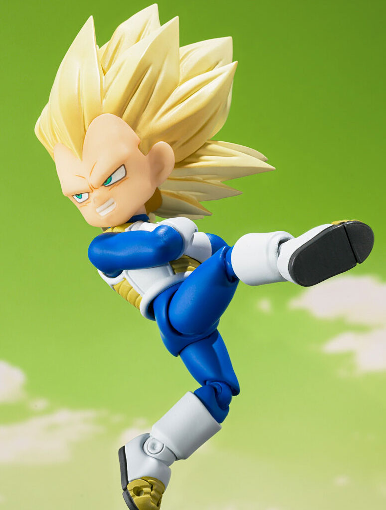 VEGETA (MINI) SUPER SAIYAN 3 DAIMA DRAGON BALL S.H.Figuarts Figure BANDAI