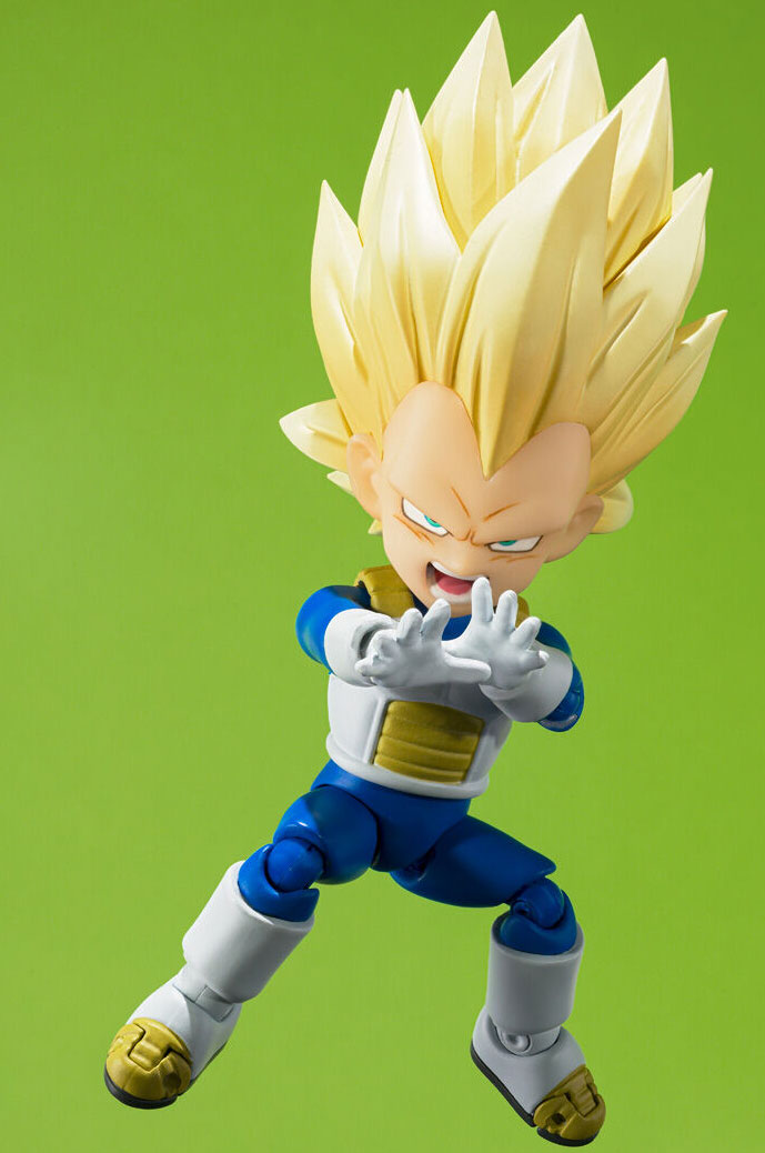 VEGETA (MINI) SUPER SAIYAN 3 DAIMA DRAGON BALL S.H.Figuarts Figure BANDAI