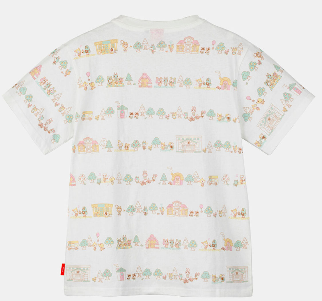 Cup and Saucer of The Roost Rubber Strap Apron T-Shirt Animal Crossing New Horizon New Leaf Nintendo