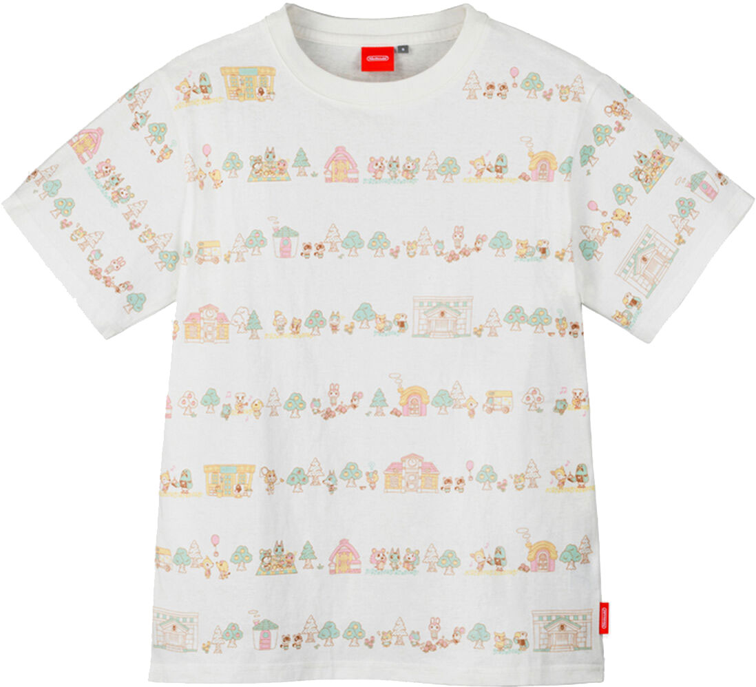 Cup and Saucer of The Roost Rubber Strap Apron T-Shirt Animal Crossing New Horizon New Leaf Nintendo