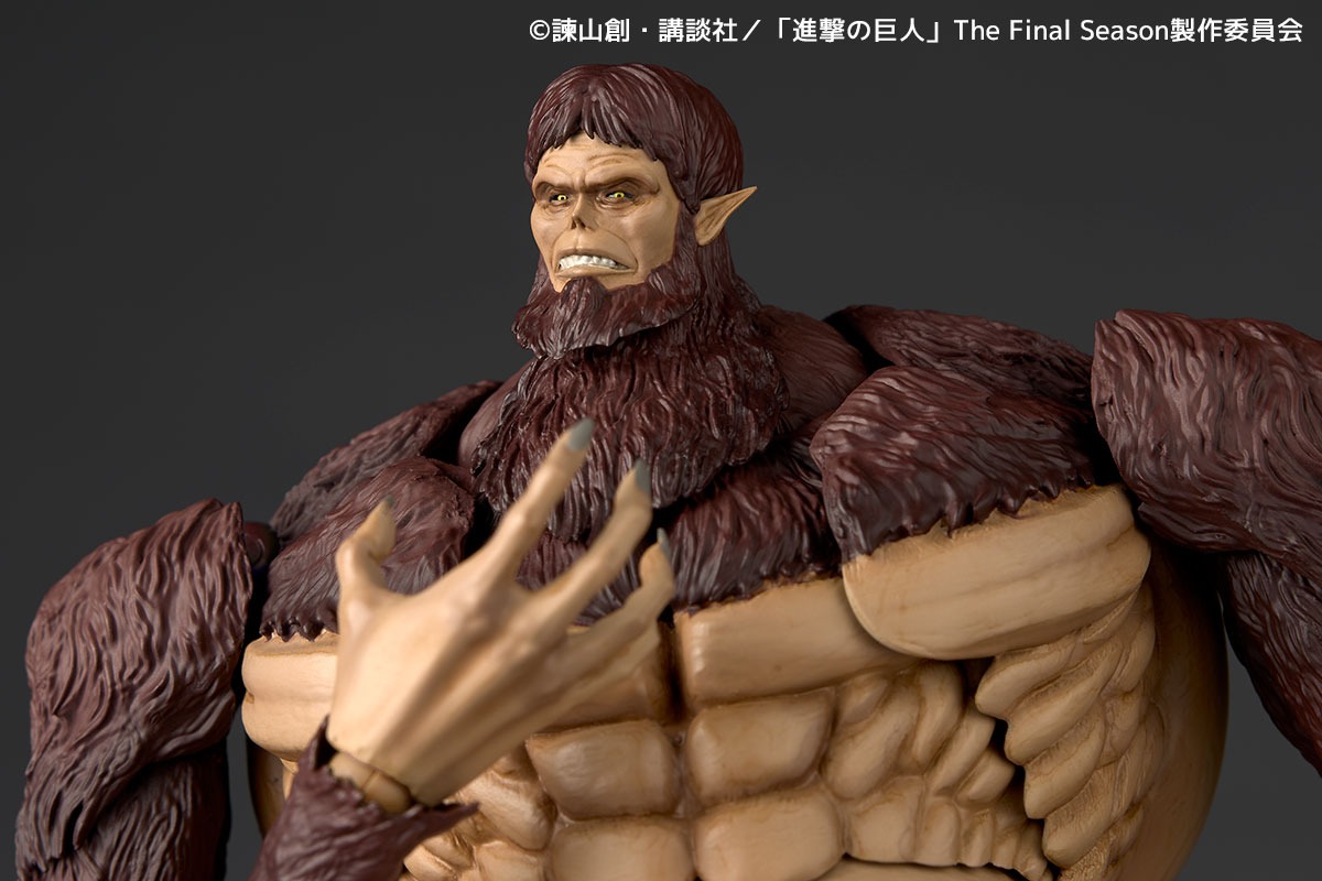 The Beast Titan Attack on Titan REVOLTECH Figure AMAZING YAMAGUCHI SERIES KAIYODO