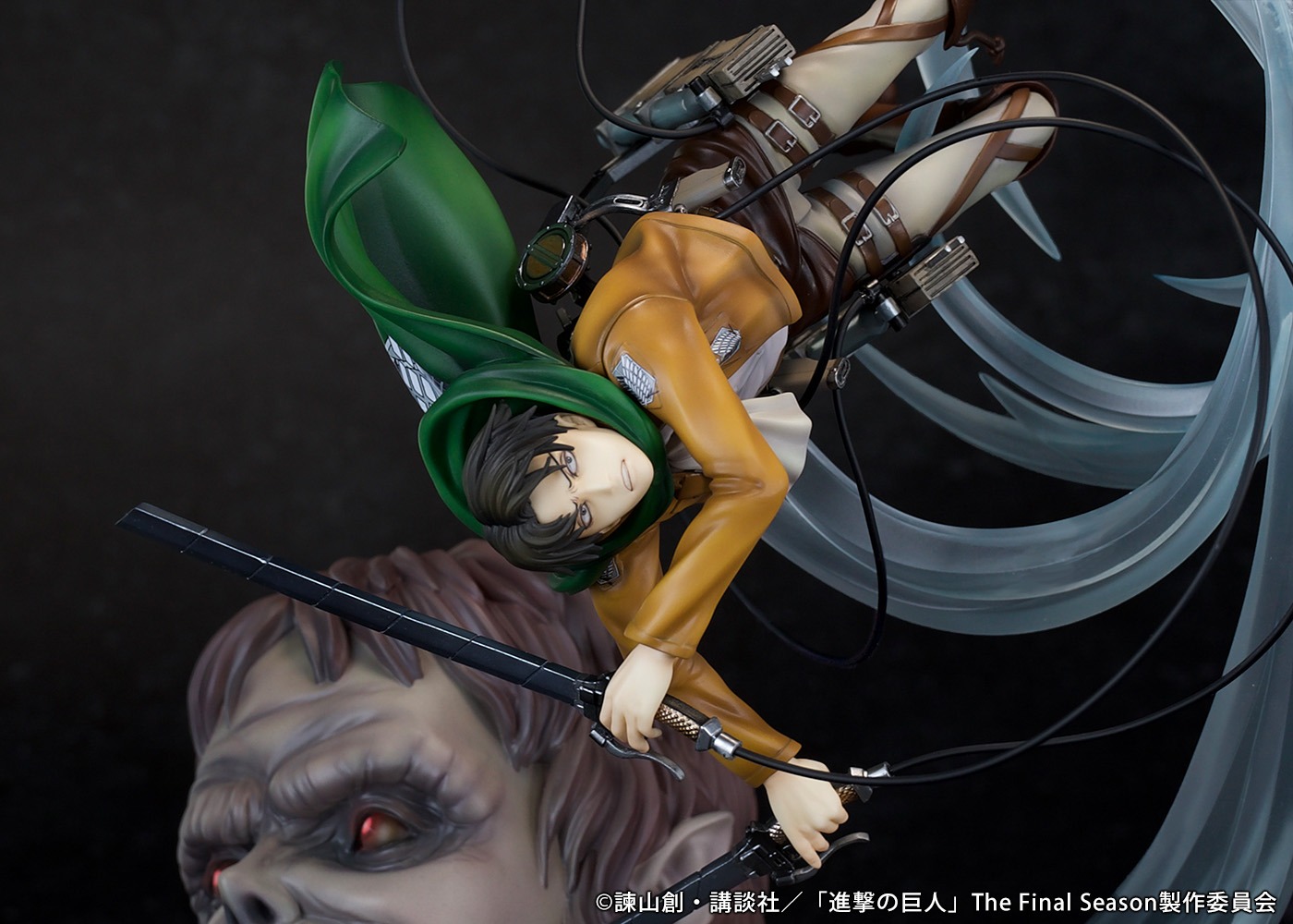 Levi vs The Beast Titan Attack on Titan Figure PROOF