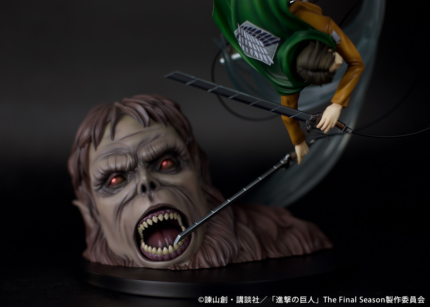 Levi vs The Beast Titan Attack on Titan Figure PROOF