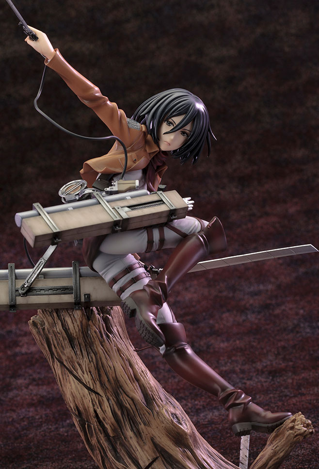 Mikasa Ackerman Attack on Titan 1/8 Scale Figure Renewal Package Ver. ARTFX J kotobukiya