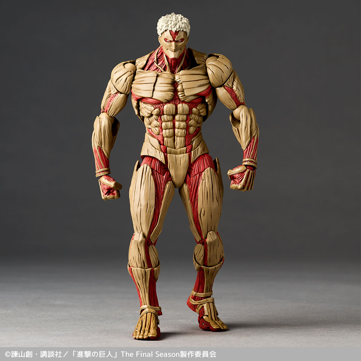 Armored Titan Reiner Braun Attack on Titan REVOLTECH Figure AMAZING YAMAGUCHI SERIES KAIYODO