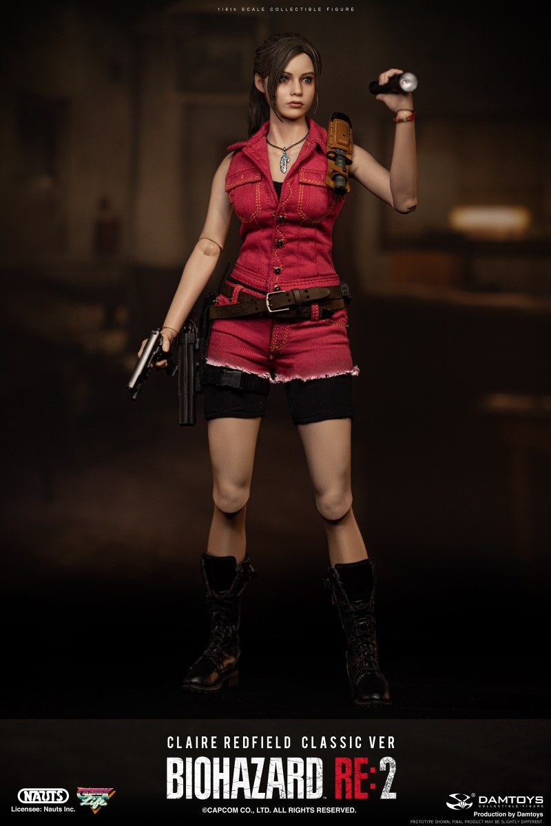 BIOHAZARD RE:2 CLAIRE REDFIELD CLASSIC Ver. 1/6 Scale Collectable Action Figure DAMTOYS CAPCOM