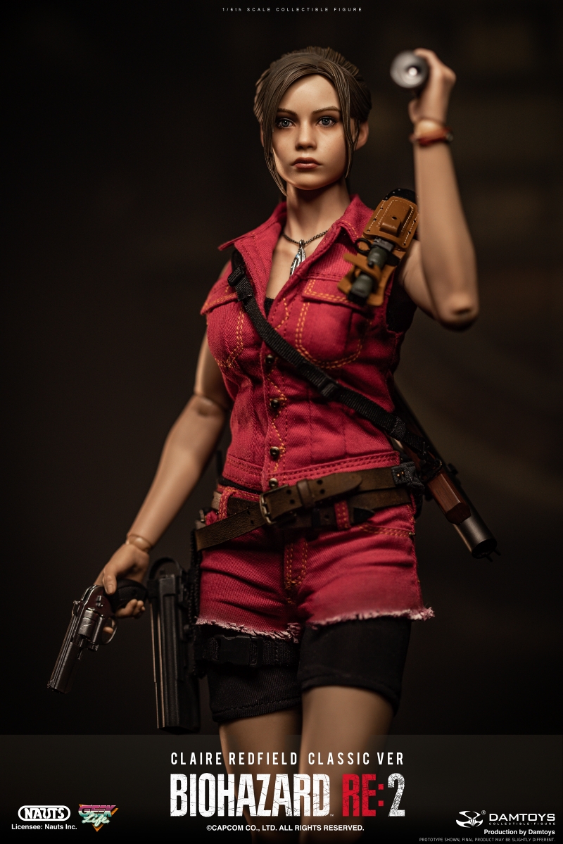 BIOHAZARD RE:2 CLAIRE REDFIELD CLASSIC Ver. 1/6 Scale Collectable Action Figure DAMTOYS CAPCOM