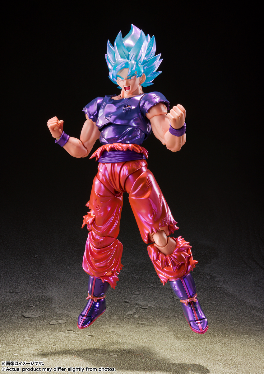 Son Goku Kaio-ken SSGSS Super Saiyan God Super Saiyan DRAGONBALL SUPER Broly S.H.Figuarts S.H.Figuarts 15th anniversary Figure BANDAI