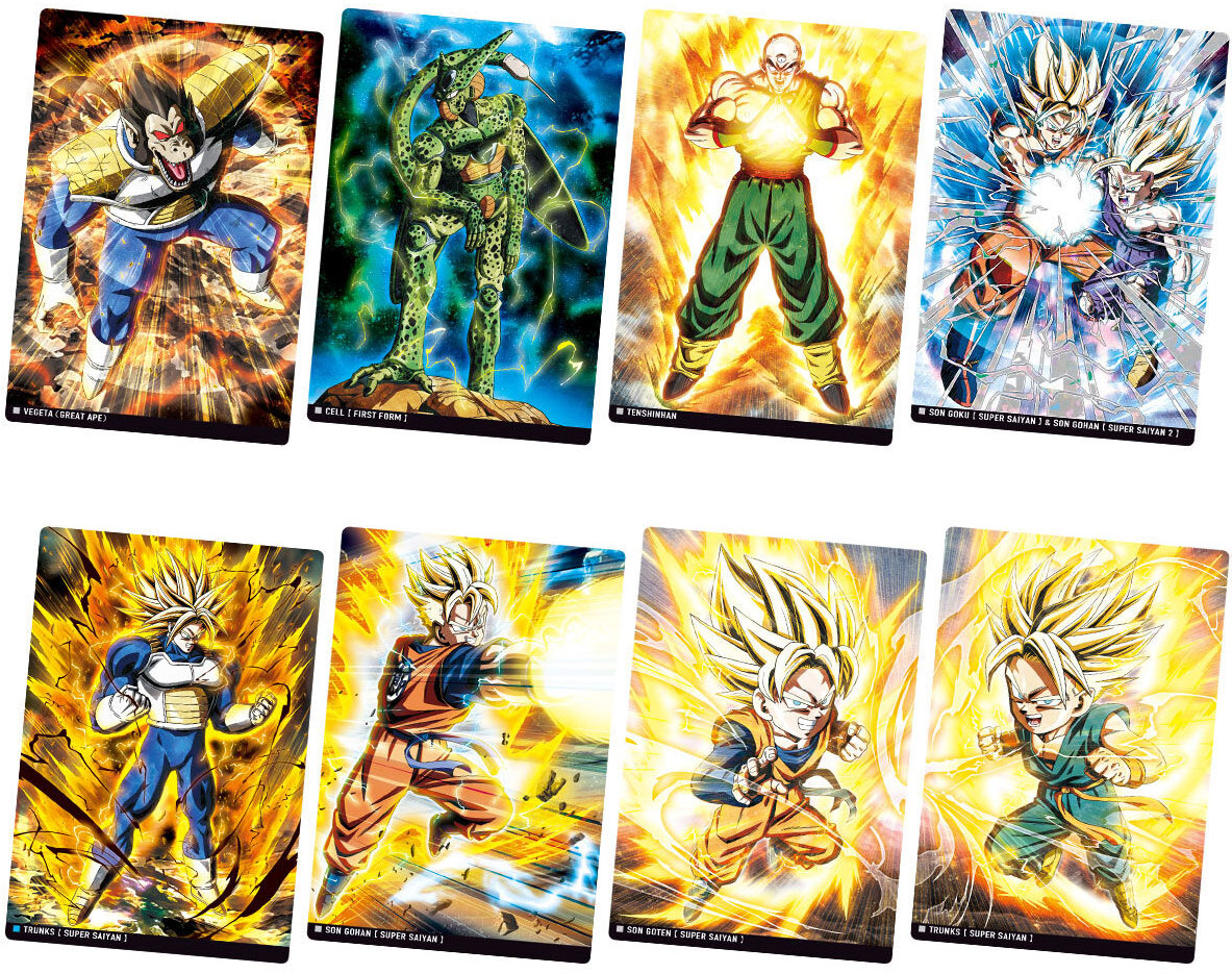 DRAGON BALL Itajaga Plastic Cards Vol.6 Candy Toy BANDAI