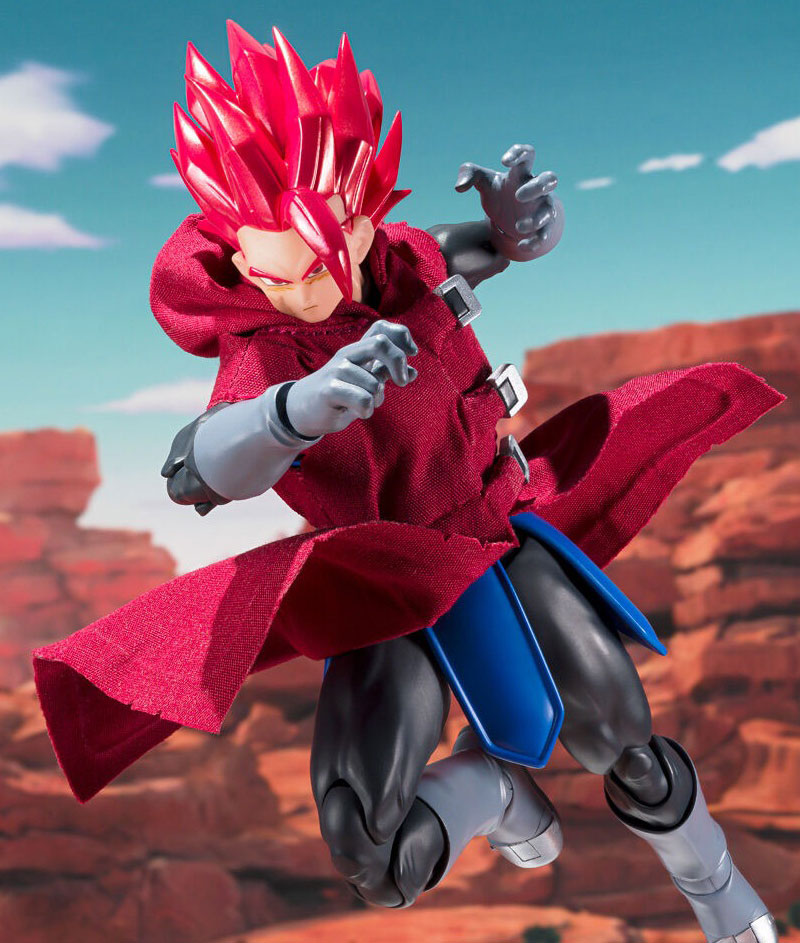GIBLET Saiyan in Red Hooded Man S.H.Figuarts Figure DRAGON BALL LEGENDS BANDAI