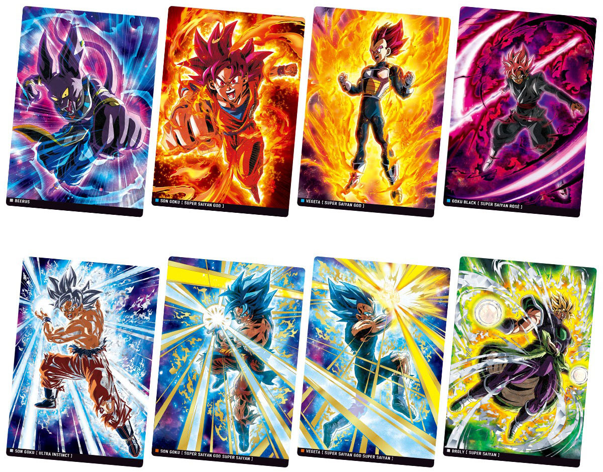 DRAGON BALL Itajaga Plastic Cards Vol.7 Candy Toy BANDAI