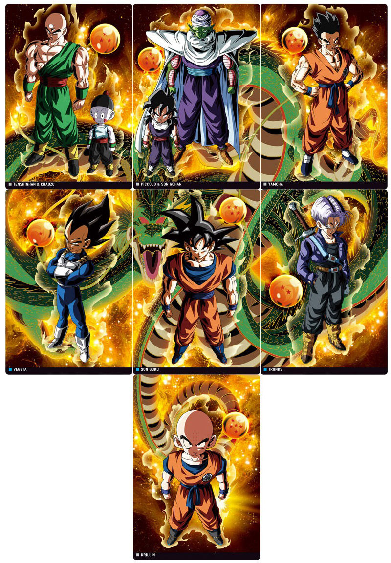 DRAGON BALL Itajaga Plastic Cards Vol.7 Candy Toy BANDAI