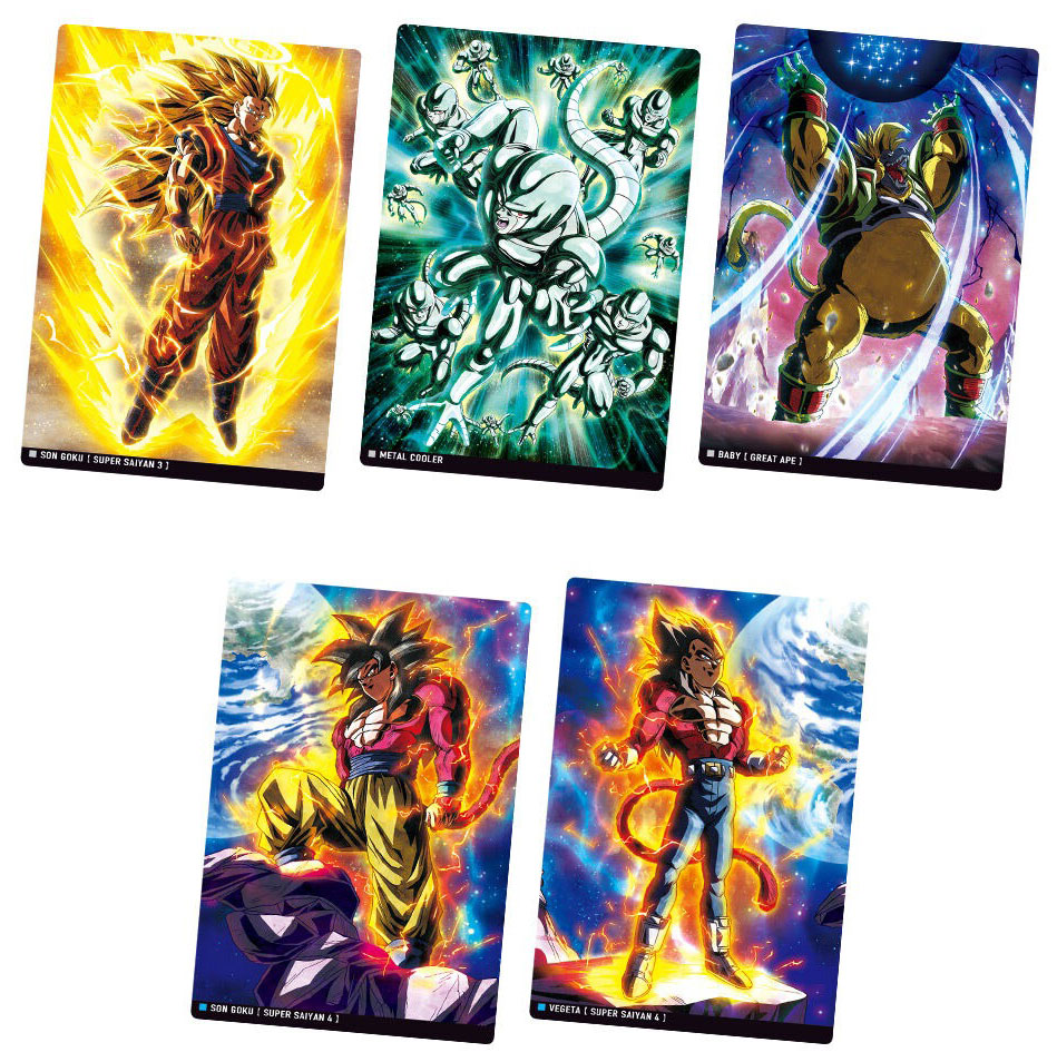 DRAGON BALL Itajaga Plastic Cards Vol.7 Candy Toy BANDAI