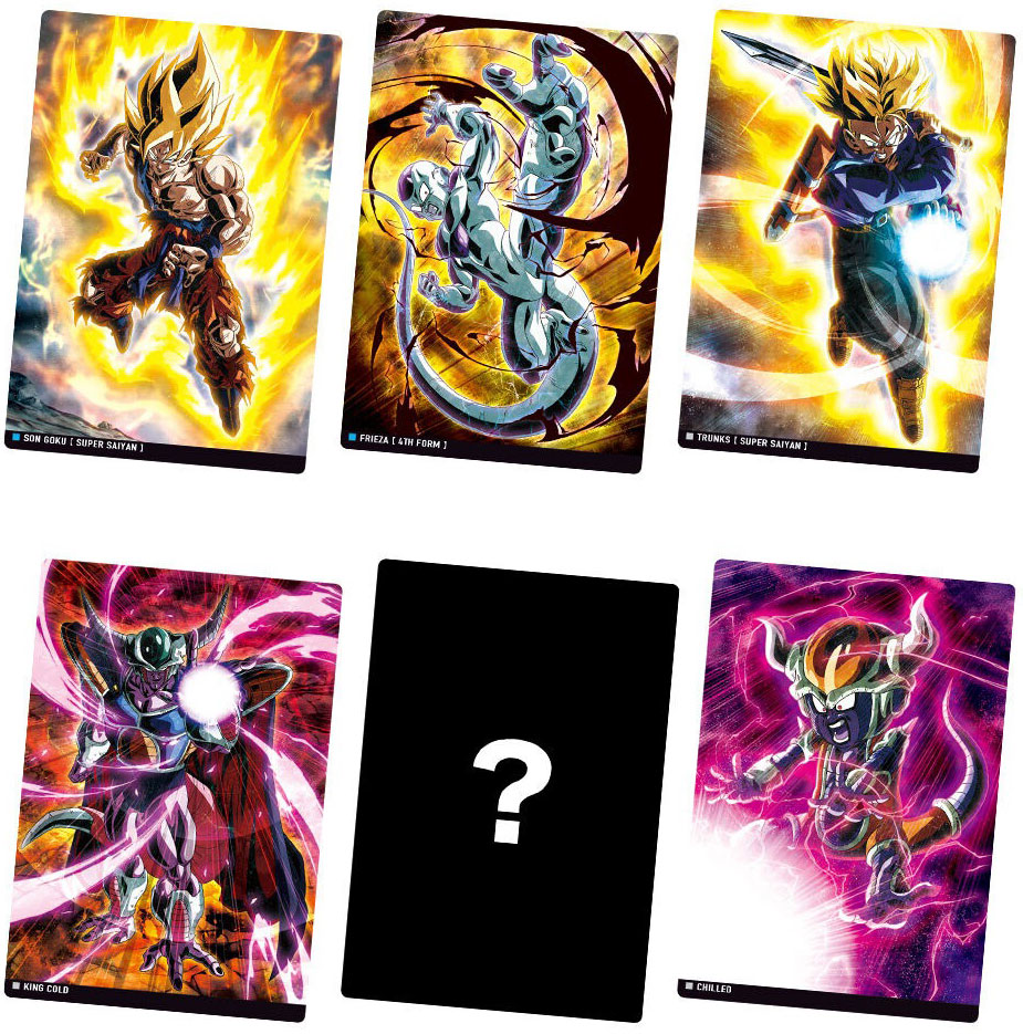 DRAGON BALL Itajaga Plastic Cards Vol.7 Candy Toy BANDAI