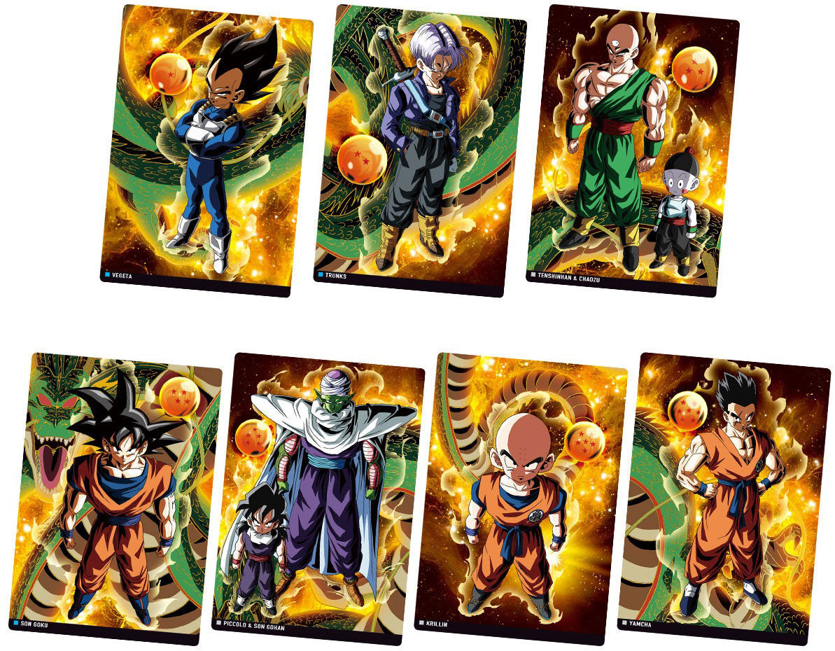 DRAGON BALL Itajaga Plastic Cards Vol.7 Candy Toy BANDAI