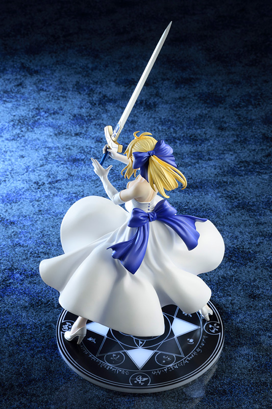 Saber in a white dress Updated Ver. wiith Excalibur 1/8 Scale Figure Fate/stay night Unlimited Blade Works BellFine