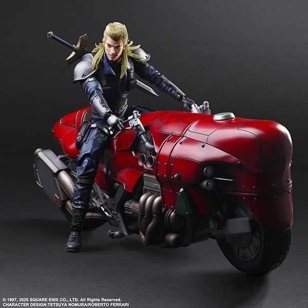 Roche with Motorcycle Final Fantasy VII Remake Play Arts Kai Figure SQUARE ENIX