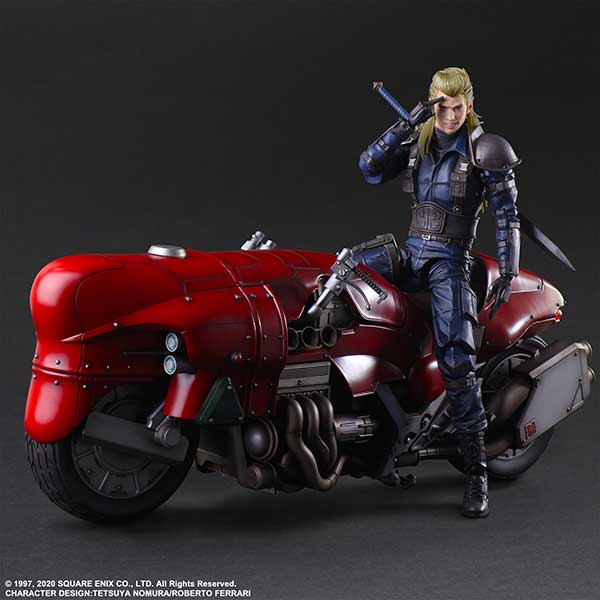 Roche with Motorcycle Final Fantasy VII Remake Play Arts Kai Figure SQUARE ENIX