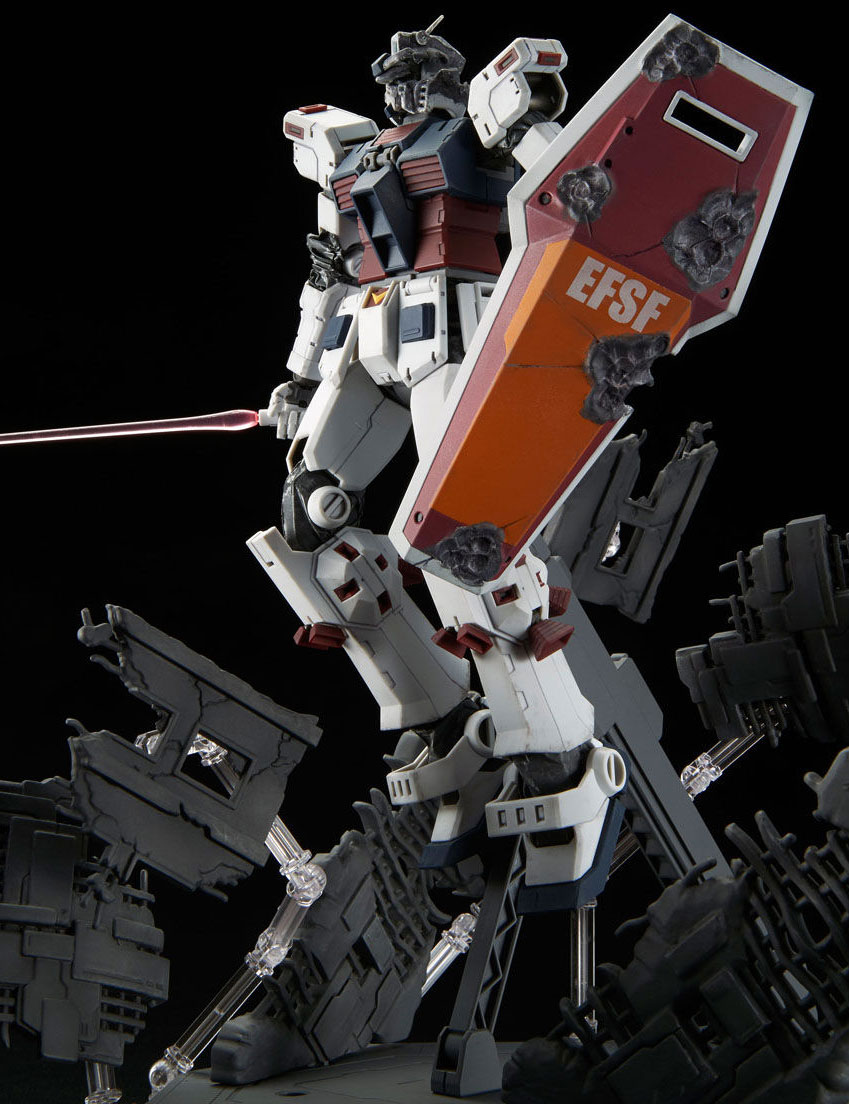 FA-78 Full Armor Gundam Thunderbolt Ver. MG 1/100 Model Kit GUNPLA Figure BANDAI