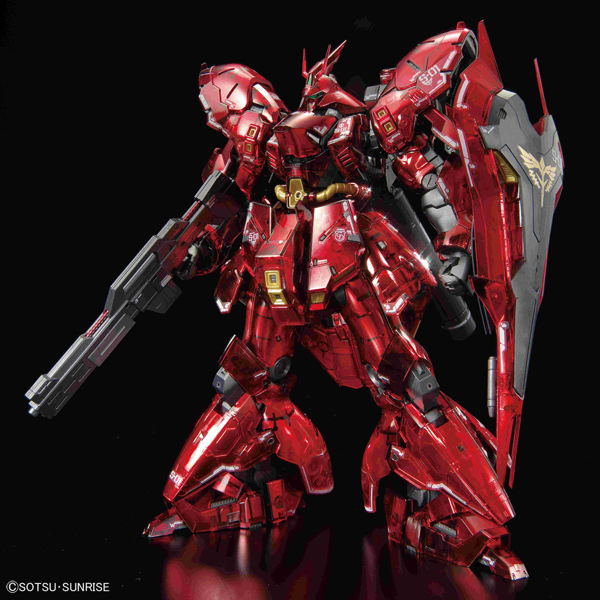 RG 1/144 SAZABI MECHANICAL CORE PLATING THE GUNDAM BASE LIMITED BANDAI