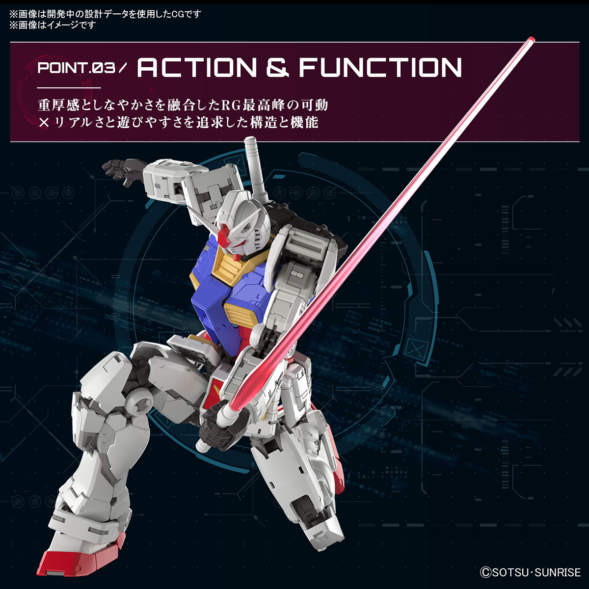 RX-78-2 GUNDAM Ver.2.0 RG 1/144 Scale Model Kit GUNPLA BANDAI