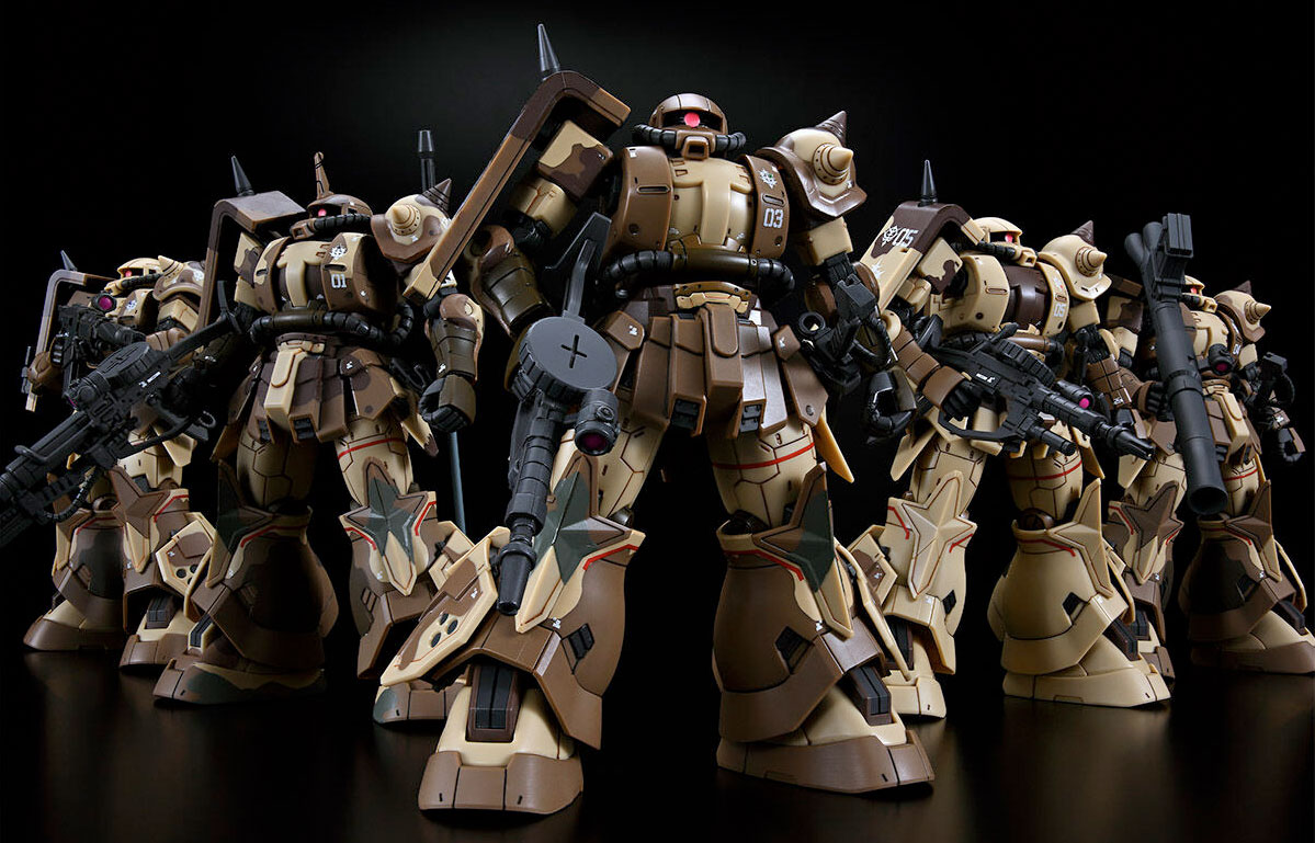 MS-06GD Sangho's Unit Zaku GUNDAM The Movie Cucuruz Doan's Island HG 1/144 Scale Model Kit Figure GUNPLA BANDAI –