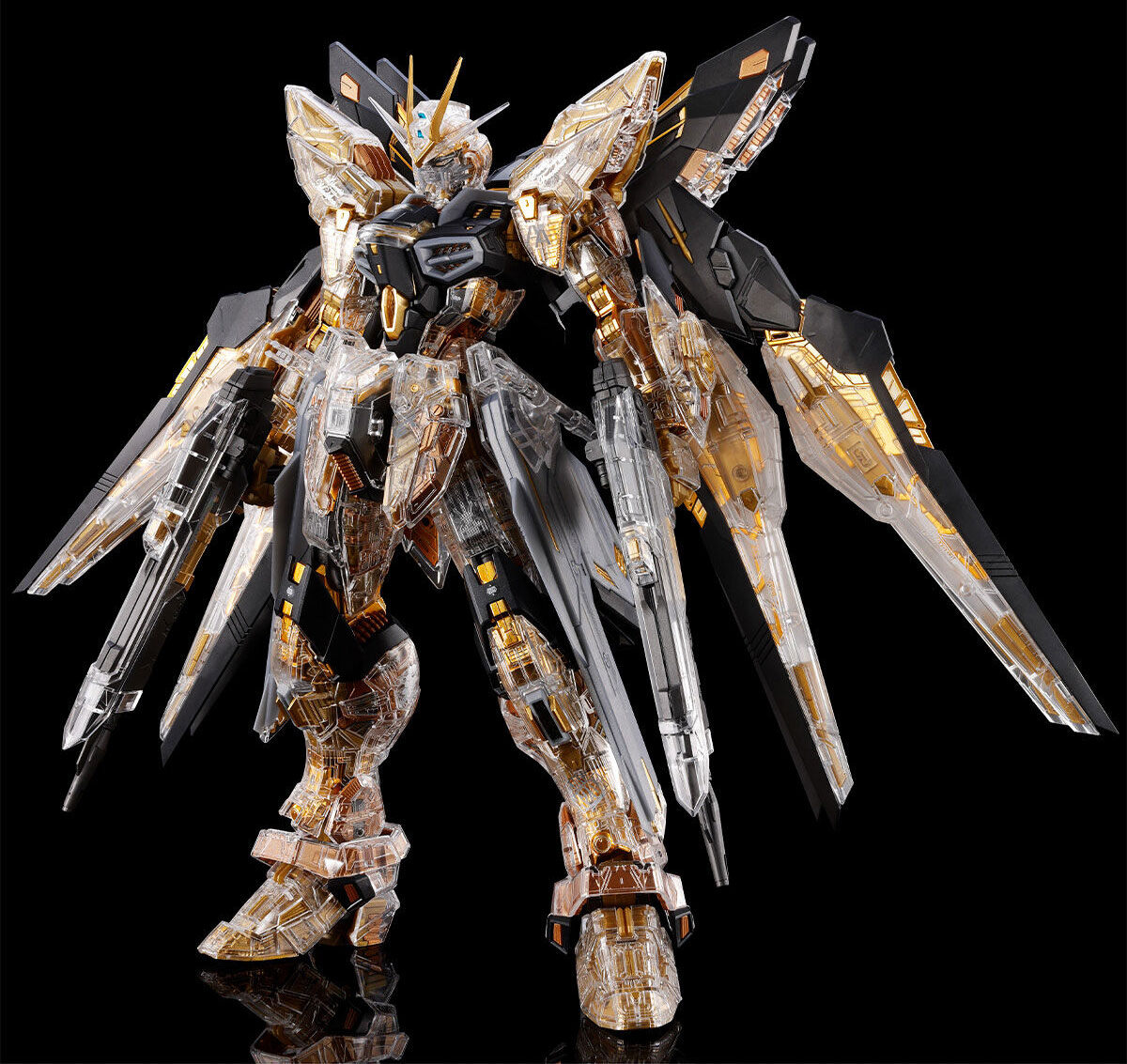 STRIKE FREEDOM GUNDAM MECHANICAL CLEAR SEED DESTINY MGEX 1/100 Scale Model Kit Fgiure BANDAI