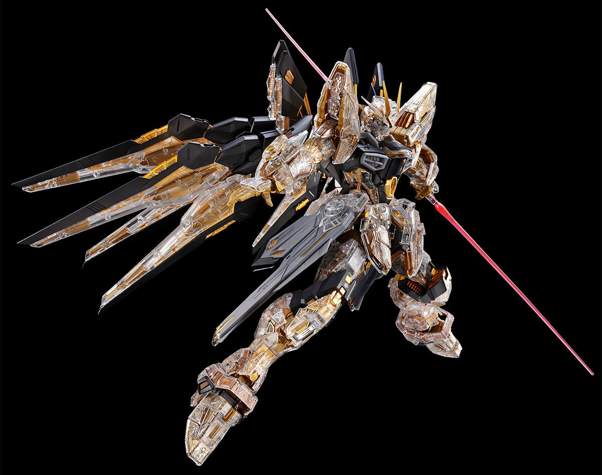 STRIKE FREEDOM GUNDAM MECHANICAL CLEAR SEED DESTINY MGEX 1/100 Scale Model Kit Fgiure BANDAI