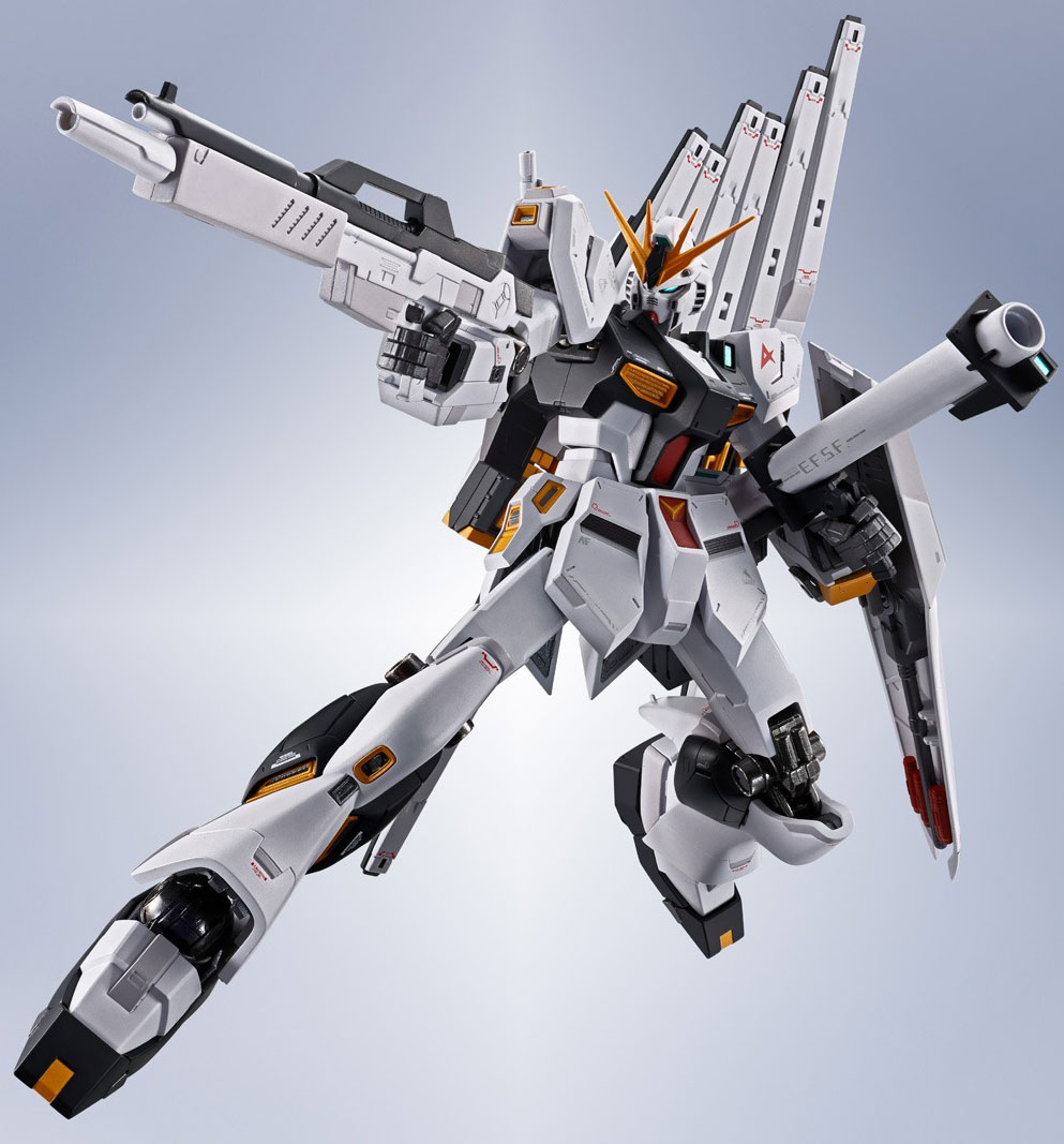 SIDE MS Nu Gundam νGUNDAM METAL ROBOT SPIRITS Char's Counterattack Figure BANDAI