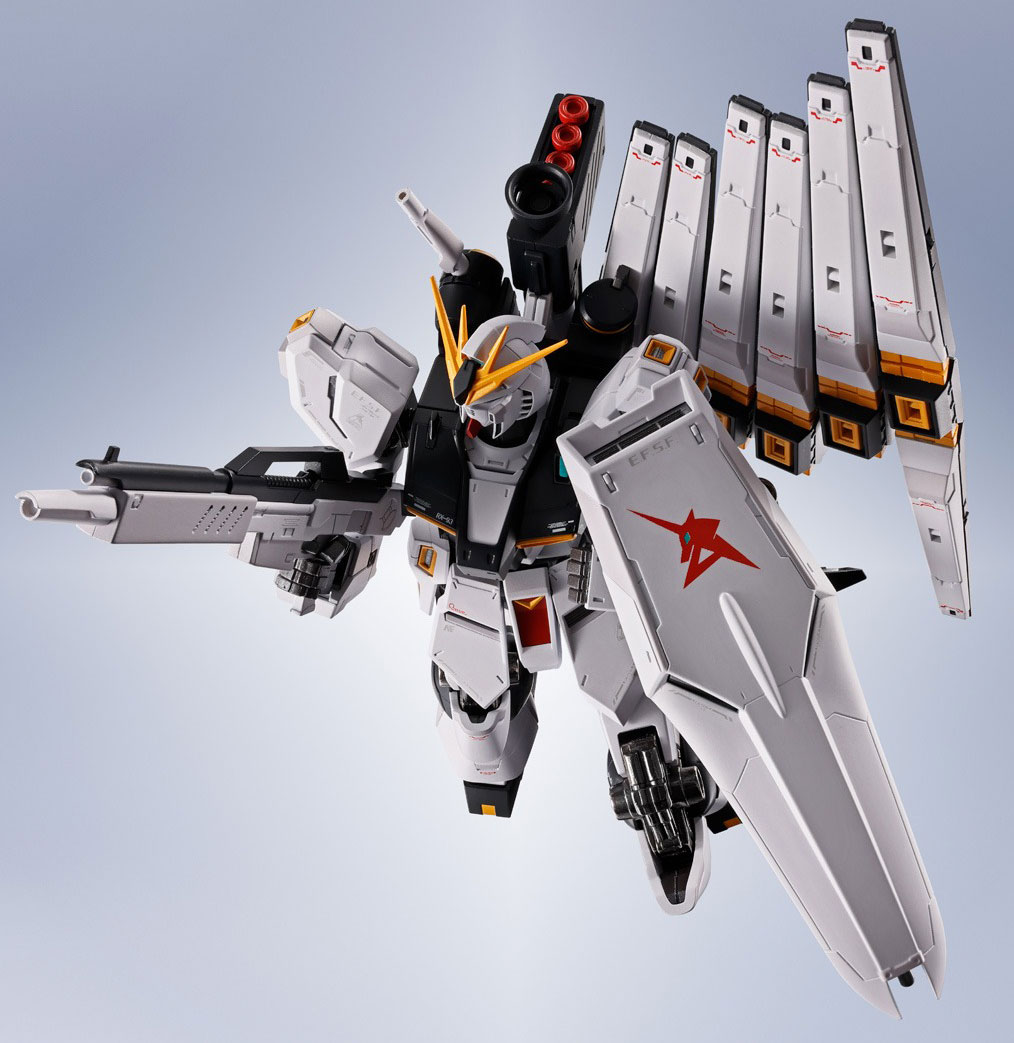 SIDE MS Nu Gundam νGUNDAM METAL ROBOT SPIRITS Char's Counterattack Figure BANDAI