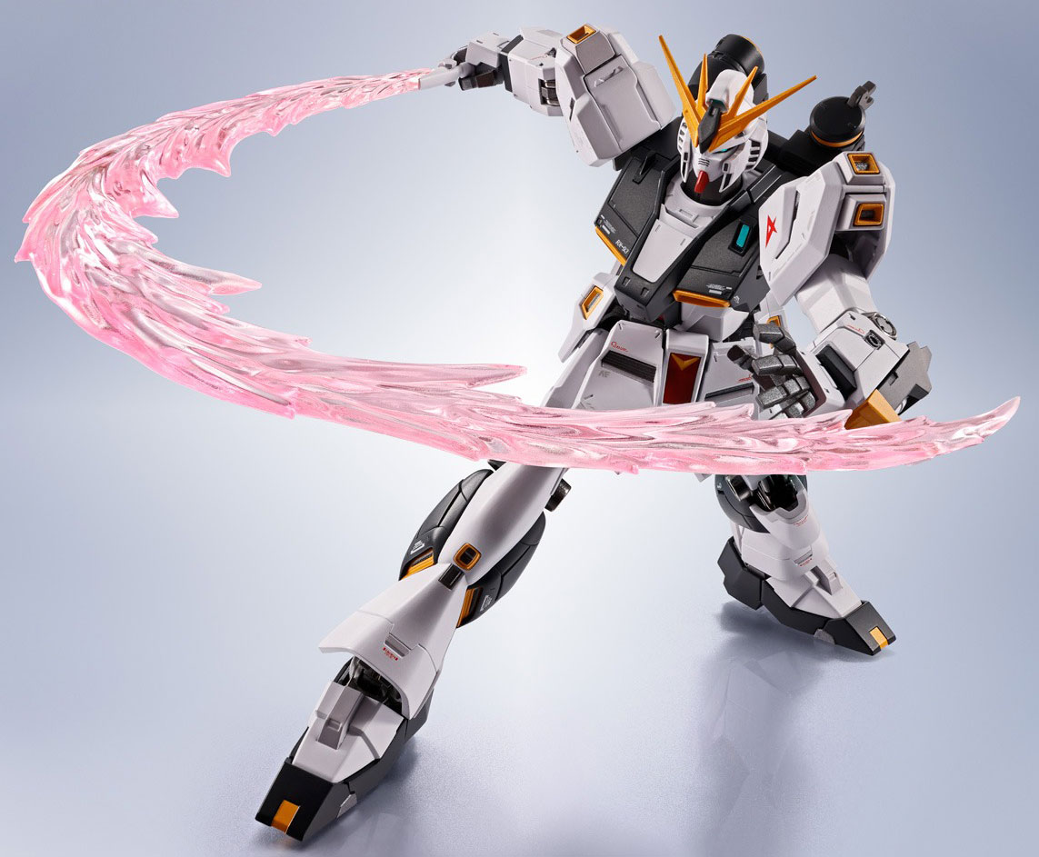 SIDE MS Nu Gundam νGUNDAM METAL ROBOT SPIRITS Char's Counterattack Figure BANDAI