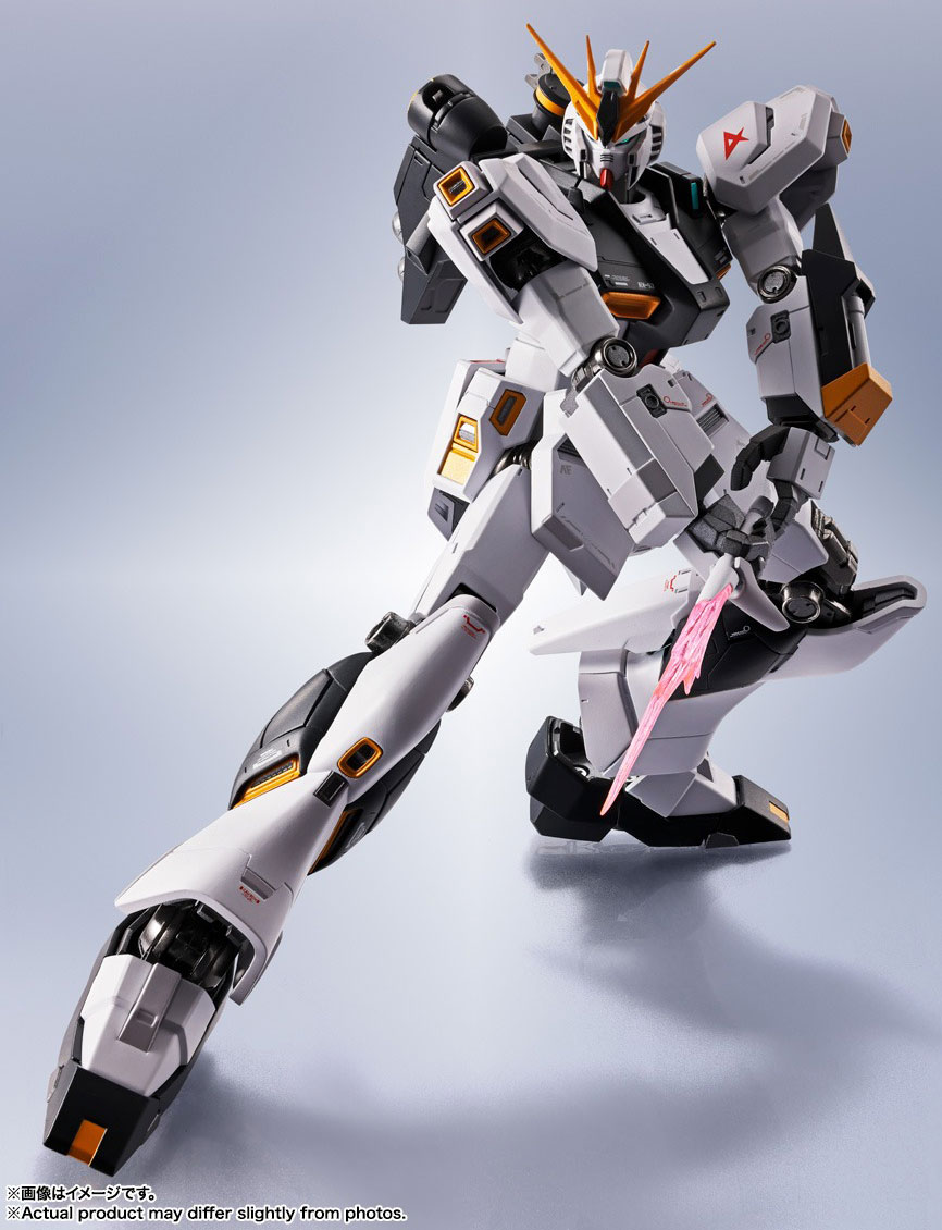 SIDE MS Nu Gundam νGUNDAM METAL ROBOT SPIRITS Char's Counterattack Figure BANDAI