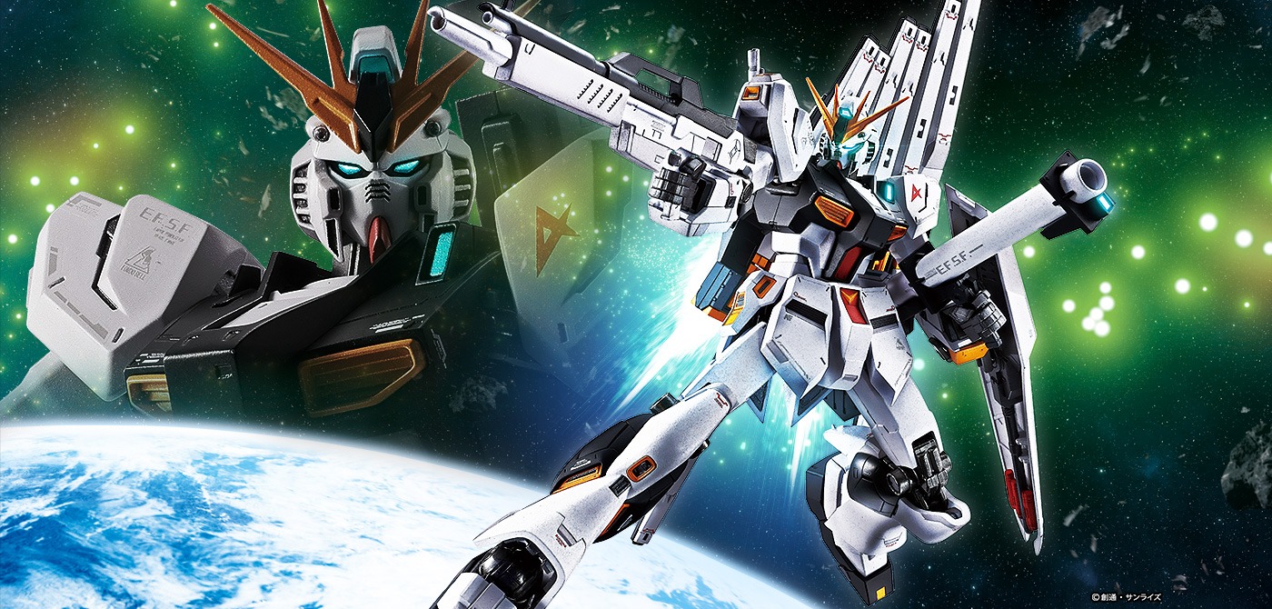 SIDE MS Nu Gundam νGUNDAM METAL ROBOT SPIRITS Char's Counterattack Figure BANDAI