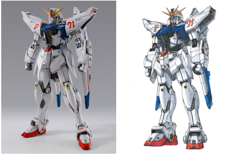 METAL BUILD GUNDAM F91 CHRONICLE WHITE Ver. Figure BANDAI SPIRITS