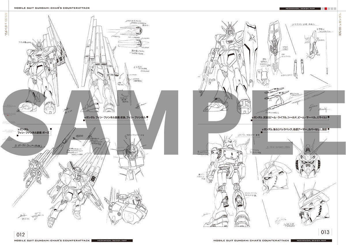 GUNDAM Char's Counterattack Complete Official Book of Records BEYOND THE TIME