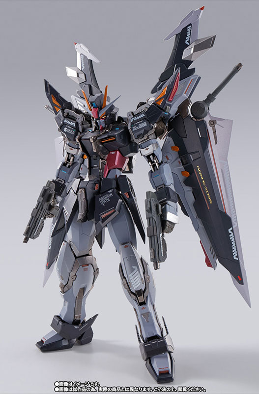 METAL BUILD GAT-X105E+AQM/E-X09S Strike Noir Gundam Alternative Strike Ver. SEED C.E. 73: STARGAZER BANDI