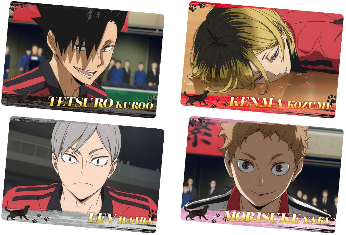 HAIKYU!! Wafer Metallic Plastic Card Vol.6 Candy Toy BANDAI
