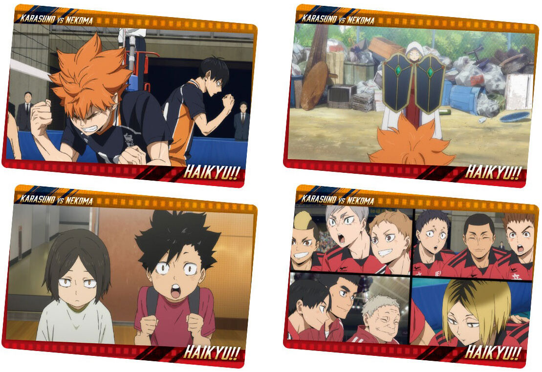 HAIKYU!! Wafer Metallic Plastic Card Vol.6 Candy Toy BANDAI