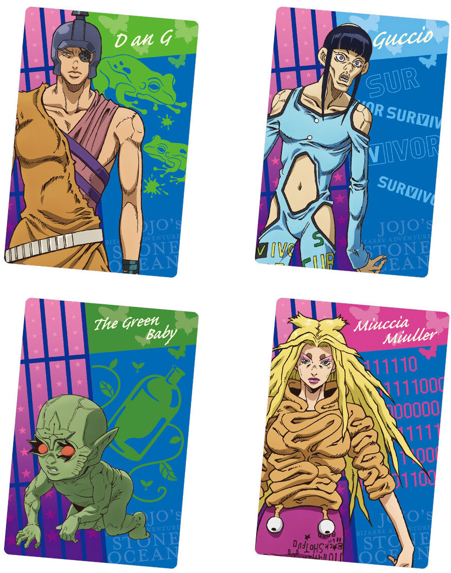Wafer Card Vol.2 Jojo's Bizarre Adventure Stone Ocean Candy Toy BANDAI