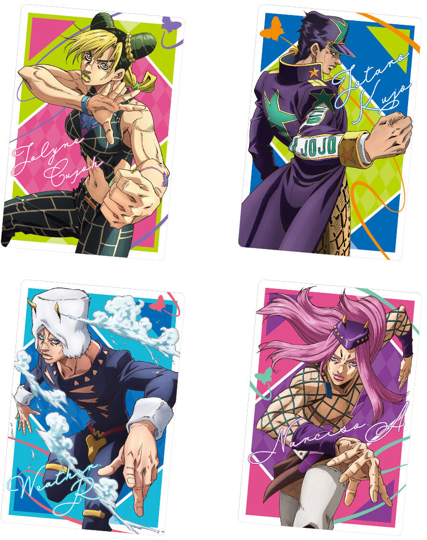 Wafer Card Vol.2 Jojo's Bizarre Adventure Stone Ocean Candy Toy BANDAI