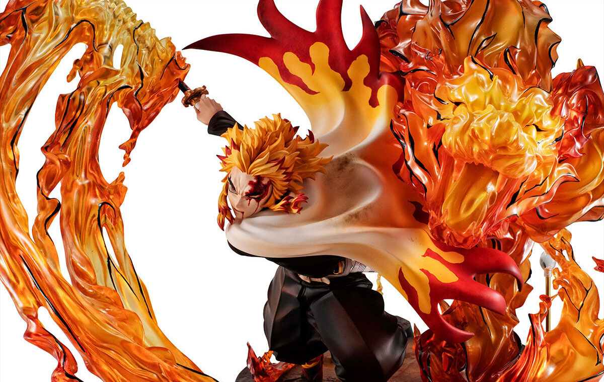 Kyojuro Rengoku Fifth Form Flame Tiger Demon Slayer Kimetsu no Yaiba Precious G.E.M. Series Figure MegaHouse BANDAI