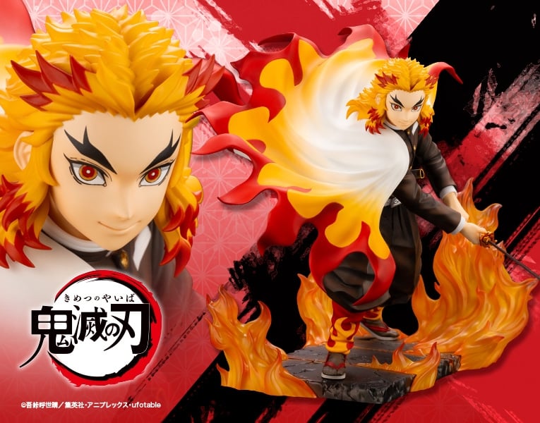 Kyojuro Rengoku The Flame Breathing The Flame Hashira Enbashira 1/8 scale Figure Demon Slayer Kimetsu no Yaiba ARTFX J KOTOBUKIYA