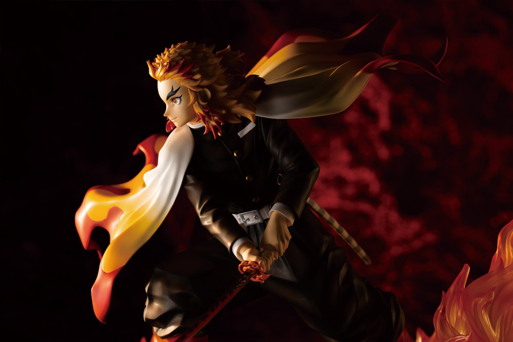 Kyojuro Rengoku The Flame Breathing The Flame Hashira Enbashira 1/8 scale Figure Demon Slayer Kimetsu no Yaiba ARTFX J KOTOBUKIYA