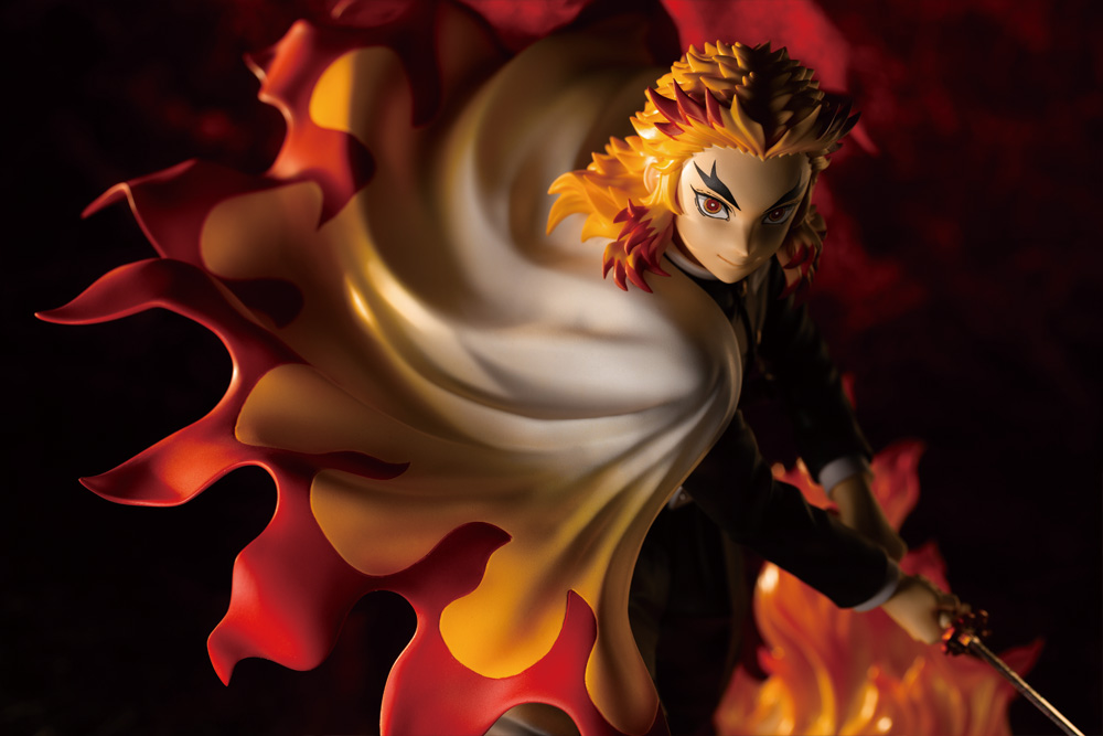 Kyojuro Rengoku The Flame Breathing The Flame Hashira Enbashira 1/8 scale Figure Demon Slayer Kimetsu no Yaiba ARTFX J KOTOBUKIYA