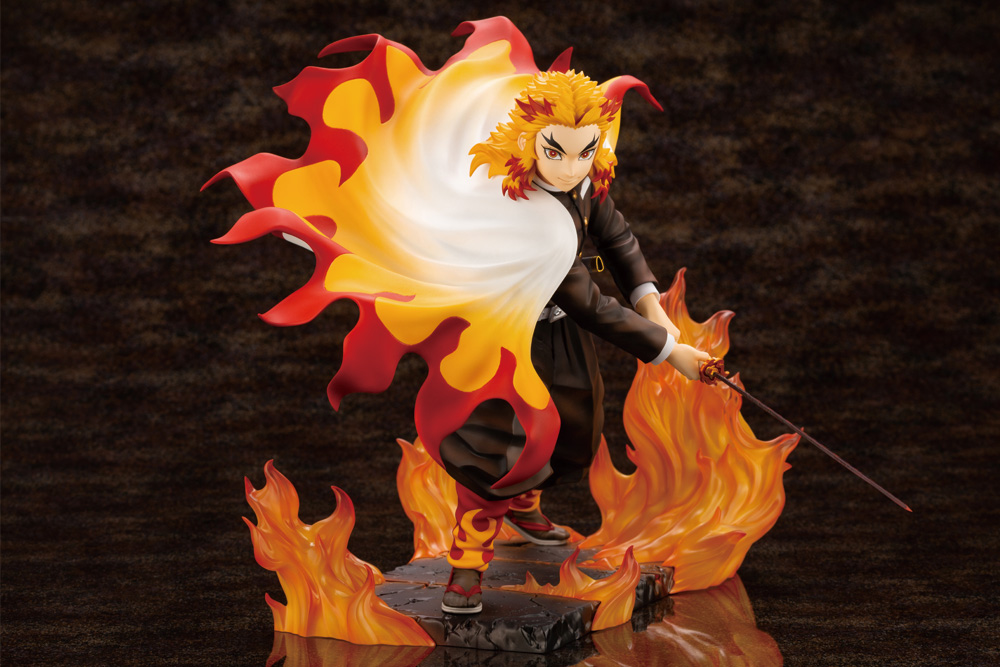 Kyojuro Rengoku The Flame Breathing The Flame Hashira Enbashira 1/8 scale Figure Demon Slayer Kimetsu no Yaiba ARTFX J KOTOBUKIYA