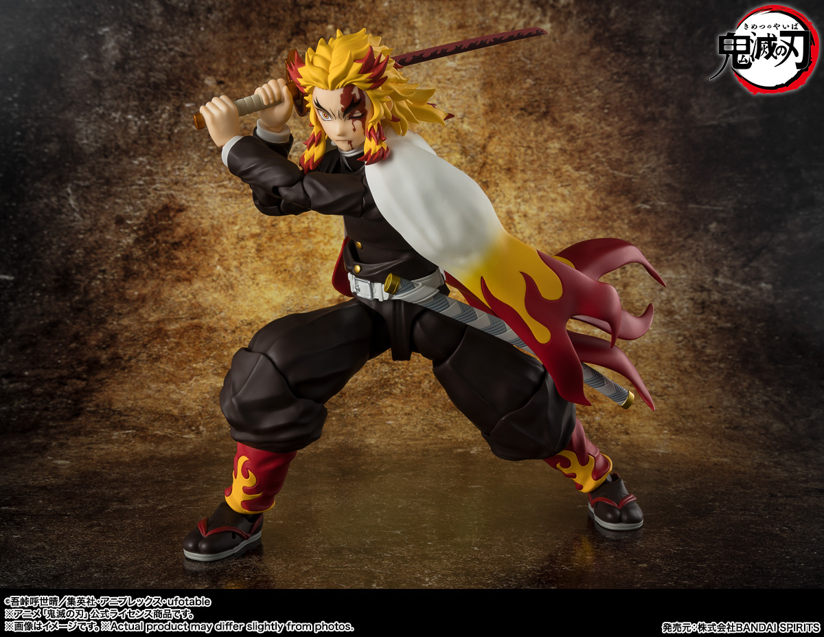 Rengoku Kyojuro S.H.Figuarts Figure Flame Hashira Demon Slayer Kimetsu no Yaiba BANDAI