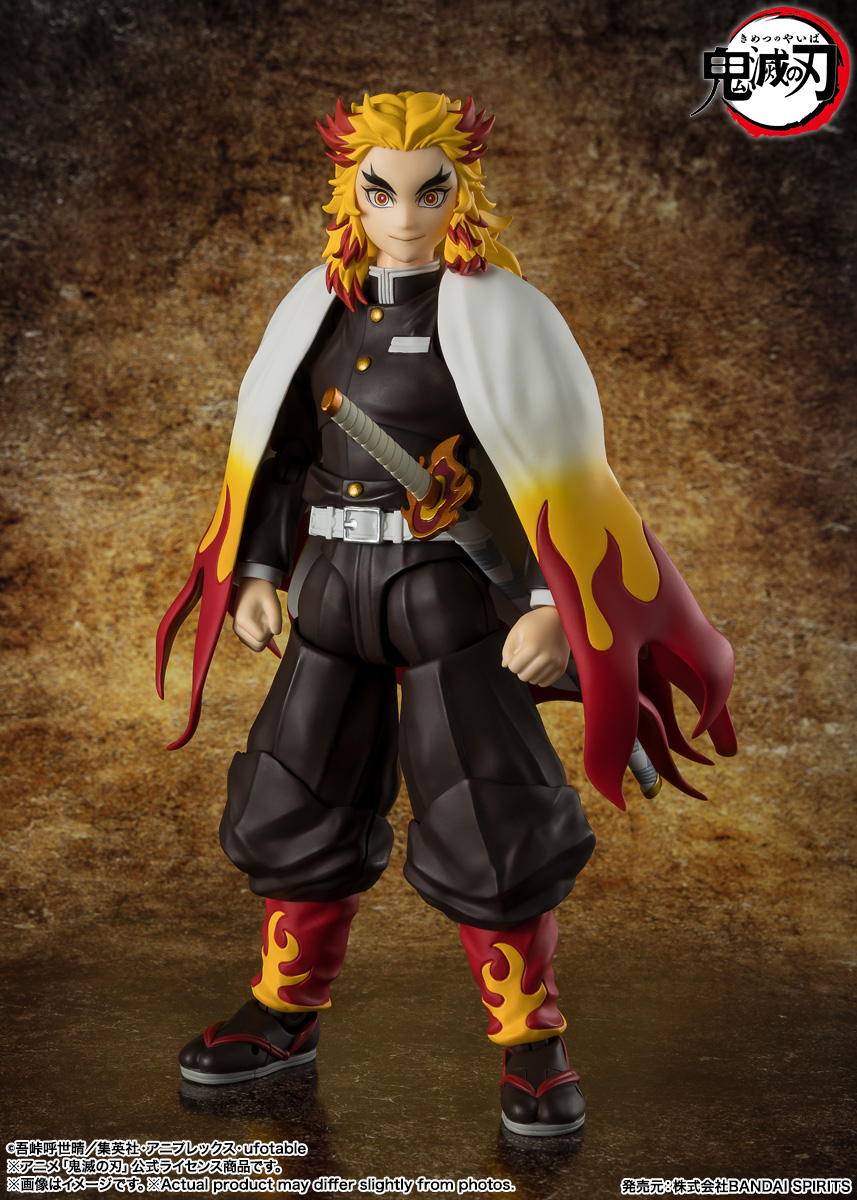 Rengoku Kyojuro S.H.Figuarts Figure Flame Hashira Demon Slayer Kimetsu no Yaiba BANDAI